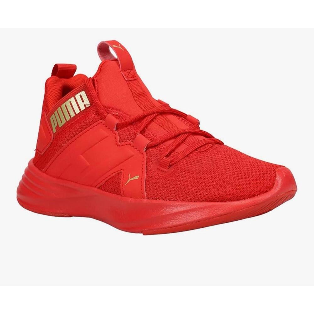 New PUMA Soft Foam Optimal Comfort Red/Gold Size 8 Women's